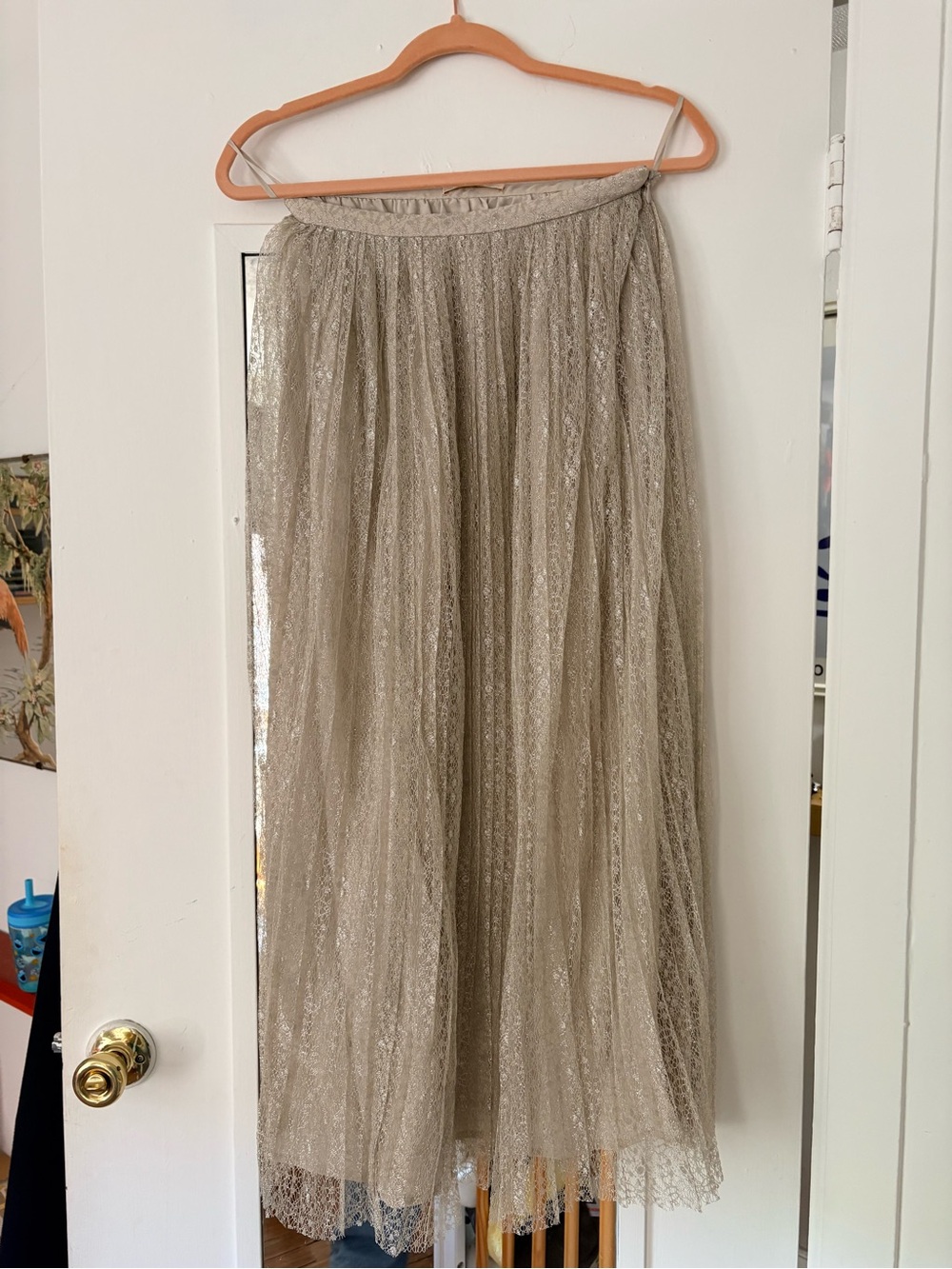 Ulla Johnson Shimmering Maxi Tulle Skirt
